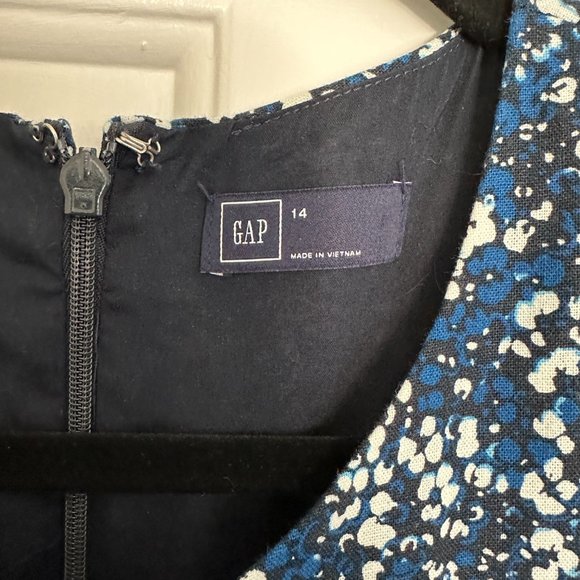 GAP Blue Floral Dress - Picture 2 of 2